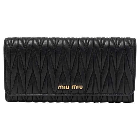 miu miu matelasse short flap wallet